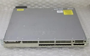 CISCO WS-C3850-12XS - 12-Port 10G SFP+ IP Base Fiber Switch with C3850-NM-4-10G - Picture 1 of 4
