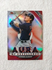 2022 Topps Finest /5 JARREN DURAN Red Aura Of Excellence RC Boston Color Match - Picture 1 of 2