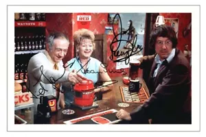 JACK DOUGLAS JOAN SIMS SID JAMES Signed PHOTO Gift Print CARRY ON ABROAD - Picture 1 of 1