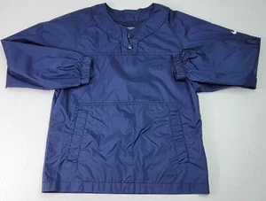 Vintage Nike Team Boy's Long Sleeve Blue Wind Breaker Jacket Size Small (8) - Picture 1 of 10