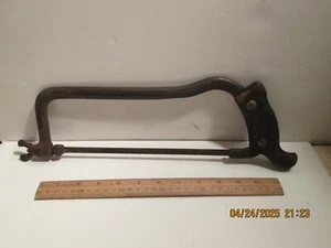 ANTIQUE MEAT SAW 10 INCH BLADE. - Foto 1 di 4