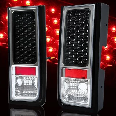 Pair LED Tail Lights Rear Brake Lamps Left+Right Fit For Hummer H2 2003-2009 Foto 1 de 4