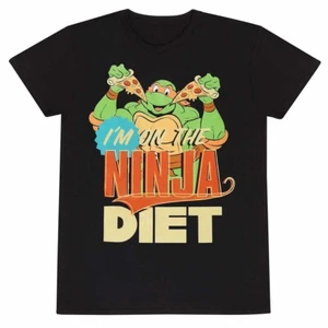 ** Maglietta Teenage Mutant Ninja Turtles Ninja Pizza Diet (opzione taglie forti) ** - Foto 1 di 3
