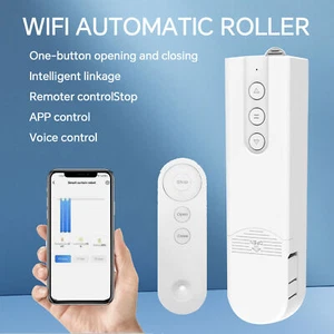 Nuovo Smart Bianco Tuya Motore Cieco Wifi Tapparella Automatica con Controllo App - Foto 1 di 17
