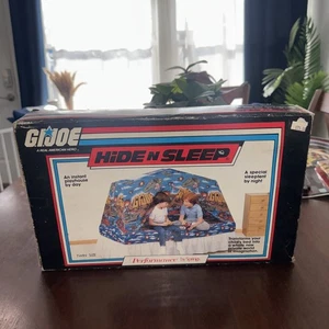 Vintage GI JOE Hide N Sleep Bed Tent Twin Size  NEW IN BOX - Picture 1 of 9