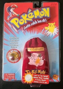 2000 Vintage Sealed Pokemon Collector Marbles Pouches Series 2 #35 Clefairy New - Picture 1 of 5