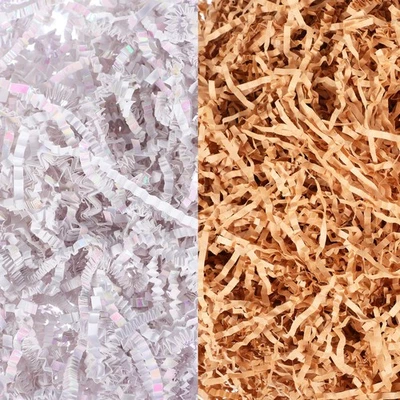  2 Packs Crinkle Paper Filler Basket Filler Box Stuffing Valentine's Day - Image 1 of 4