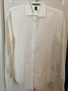 Lauren Women White Classic Blouse - Picture 1 of 5