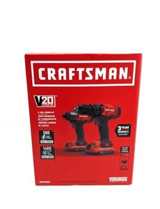 Craftsman CMCK200C2 V20 Lithium Heavy Duty Portable Power 2 Tool Combo Kit - Picture 1 of 6