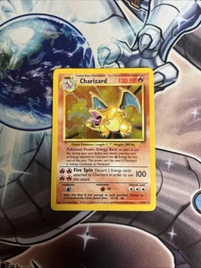 Pokemon - Charizard - Base Set Original 4/102 - Holo Rare MP/HP (VP) - Picture 1 of 24