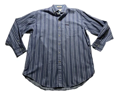 Daniel Cremieux NWT Vintage Striped Mens LS Button Front Shirt Sz L FREE SHIP - Image 1 of 4