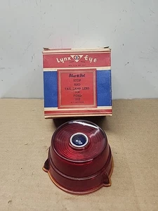 1952 Ford Tail Light Lens GLASS Genuine Lynx-Eye Blue-DOT individual - Picture 1 of 10