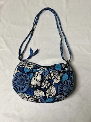 Bolso de hombro pequeño Vera Bradley AZUL BAYOU FRANNIE floral de 10". RETIRADO  Foto 1 de 4