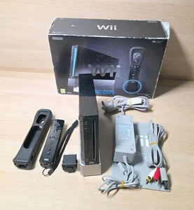 Nintendo Wii Black Console |  1 Controller | boxed - Picture 1 of 14