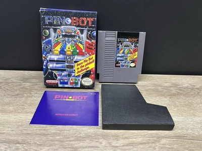 PinBot Nintendo NES 1990 Authentic Complete W/ Box & Manual Tested - Image 1 of 4