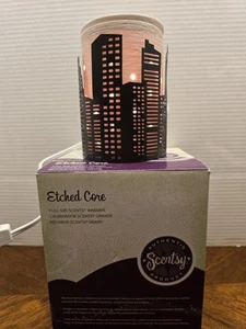 SCENTSY WARMER RARE RETIRED CITY LIGHTS EXCELENT PRE OWNED CERAMIC 6" WITH BOX - Picture 1 of 14