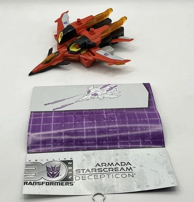TRANSFORMERS Generations THRILLING 30 Deluxe Class ARMADA STARSCREAM Complete - Image 1 of 4