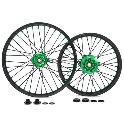Juego de llantas con radios para Kawasaki 21"+19" KX250F KX450F 06-18 KX125 KX250 06-13 Foto 1 de 4