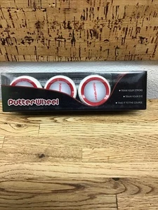 3 Pack Putter Wheel Golf Putting Training Aid Groove A Perfect Putt Stroke UM - Picture 1 of 5