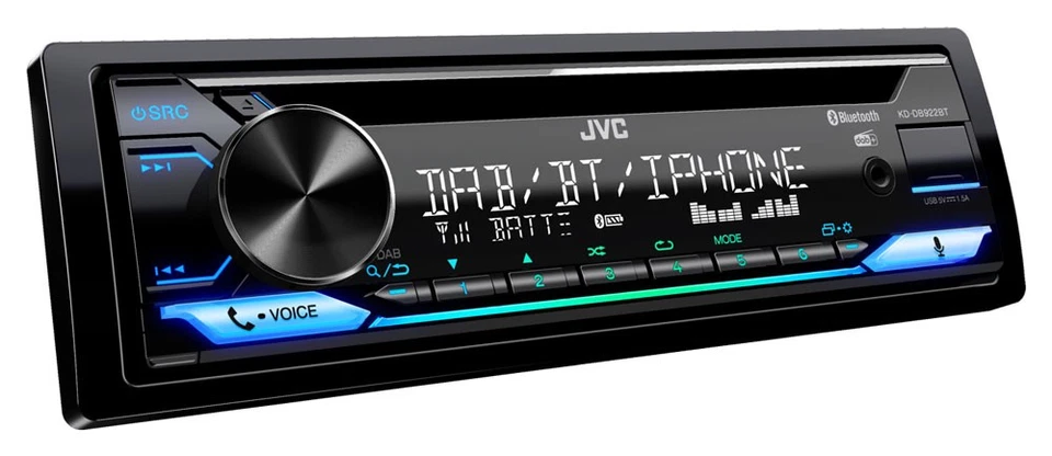 JVC KDD-B922BT 1-DIN Autoradio (DAB Bluetooth Alexa Siri) #1907269