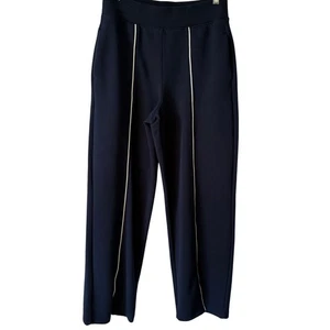 Pantaloni SPANX AirEssentials® Piqué gamba dritta - blu navy senza tempo taglia small - Foto 1 di 8