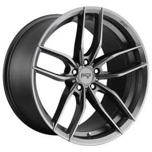 18x8 Niche M204 VOSSO MATTE ANTHRACITE Wheel 5x108 (40mm) - Picture 1 of 5