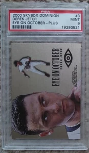2000 Skybox Dominion Eye On October Plus Derek Jeter PSA 9 New York Yankees - Picture 1 of 2