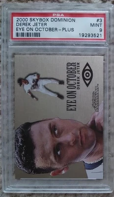 2000 Skybox Dominion Eye On October Plus Derek Jeter PSA 9 New York Yankees - Image 1 of 2