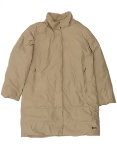 FILA Womens Oversized Padded Coat UK 16 Large Beige Polyester AZ01 - Picture 1 of 3