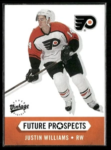 2000-01 Upper Deck Vintage - Future Prospects Justin Williams #389 (RC) - Bild 1 von 2