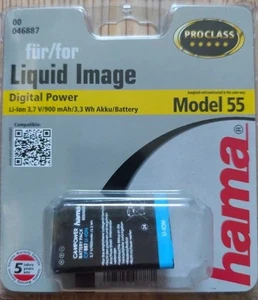 Hama Pro Class Li-Ion Ersatz-Akku CP887 Für Impact Modell 55 3,7V 900mAh - Picture 1 of 2