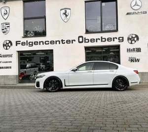 AL Black 9,5+10,5 x 22 pollici 5x112 BMW Serie 7 G11 G12 M Tuner Cerchi in Lega - Foto 1 di 10