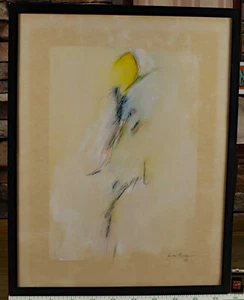 unleserlich signiert Xavier ... Aquarell Mischtechnik Malerei Gemälde abstrakt 1 - Bild 1 von 6