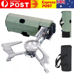 Portable Gas Stove Mini Butane Burner Folding Camping Hiking Picnic Cooker + Bag - Picture 1 of 15