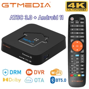 GTMEDIA 4K ATSC 3.0 Certified DRM free DVR HDR Dolby AC-4 Next Generation TV Box - Picture 1 of 20
