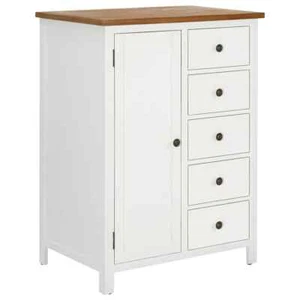 Wardrobe 76x52x105 cm Solid Oak Wood - Picture 1 of 10