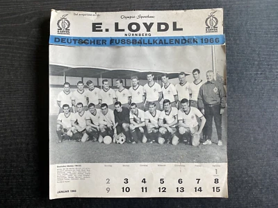 Deutscher Fussballkalender 1966 - kalender zur BL 65/66, WM in England, BL 66/67 - Bild 1 von 4