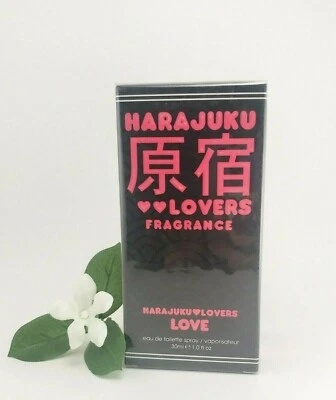 HARAJUKU LOVERS LOVE Perfume Eau de Toilette Spray 1.0.oz Feminino- Selado Raro - Imagem 1 de 3