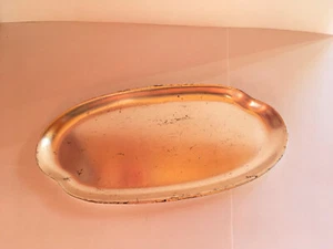 WMF Tablett Servierplatte Unterteller oval 23cm versilbert alt Vintage 160 Gramm - Bild 1 von 4