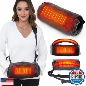 Electric Heated Hand Warmer Pouch - Portable Heated Gloves Without Battery Pa - Picture 1 of 5