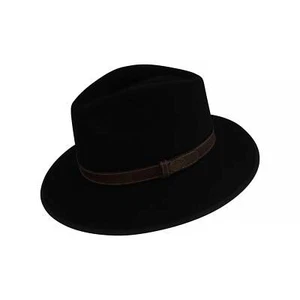 Statesman The Dennis Pure Furfelt Black - Picture 1 of 4