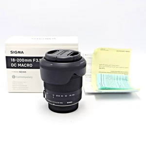 SIGMA 18-200mm f/3.5-6.3 DC MACRO OS HSM Lens for Nikon - 401 - Picture 1 of 3