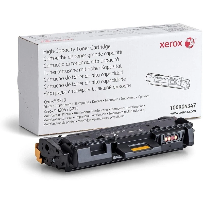 TONER ORIGINALE XEROX NERO 106R04347 DA 3.000 PAGINE B215VDNI B205VNI B210VDNI