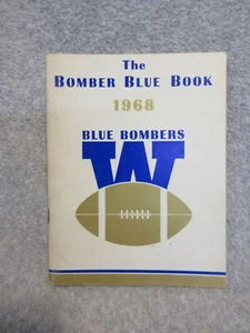 1968 Winnipeg BOMBER BLUE BOOK CFL 48 Page MEDIA GUIDE Nr MiNT - Picture 1 of 2