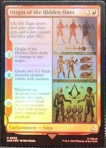 Origin of the Hidden Ones #0036 MTG : Assassin's Creed Foil *Buy 2 Get 1 - Picture 1 of 3