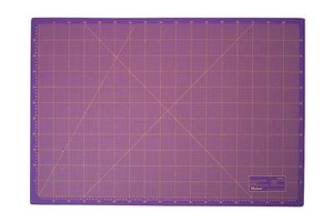 Schneidematte 3-lagig  selbstheilend  violett pink 60x90cm Schneideunterlage A1  - Bild 1 von 4
