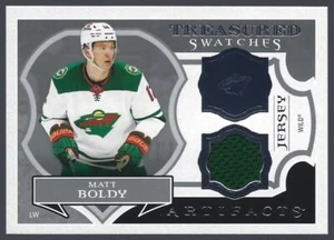 2022-23 Upper Deck Artifacts Treasured Swatches Matt Boldy #TS-MB Minnesota Wild - Imagen 1 de 2
