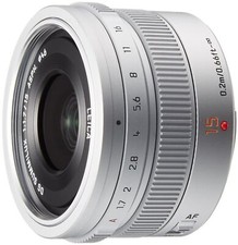 Panasonic Lumix G Leica Dg Summilux 15mm F1.7 Aspherical Lens - Silver
