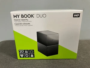 Western Digital WD 20TB My Book Duo External RAID Drive HDD WDBFBE0200JBK-NESN - Picture 1 of 8