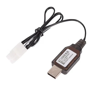 9.6V 200mA USB NiCd/NiMH Battery Charger Charging Cable for RC Car Boat Model - Picture 1 of 6